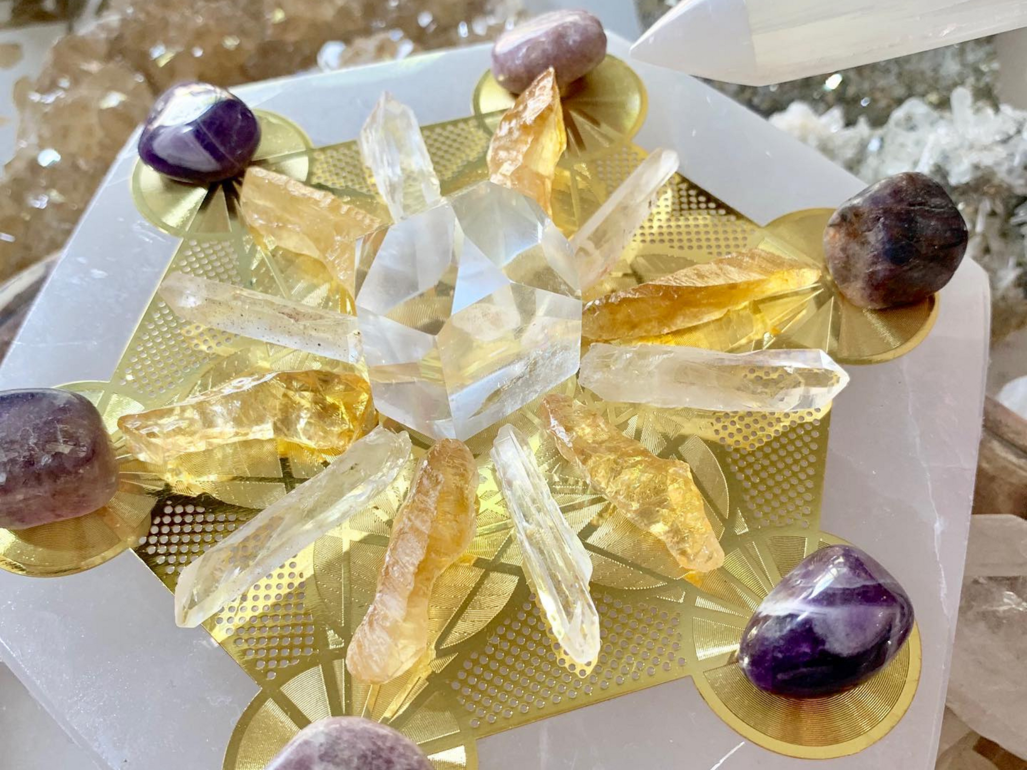 Manifesting with Intention: Activating a Crystal Grid