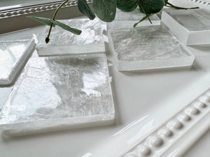 Selenite Square Slab