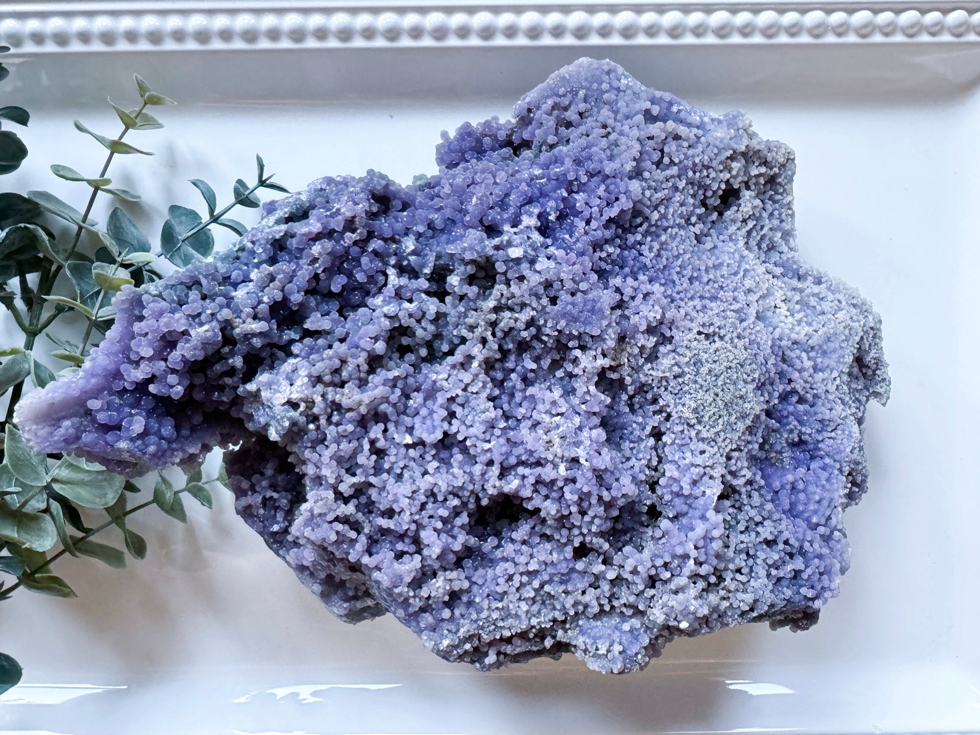 Grape Agate Cluster || Showpiece