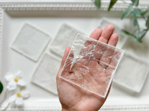 Selenite Square Slab