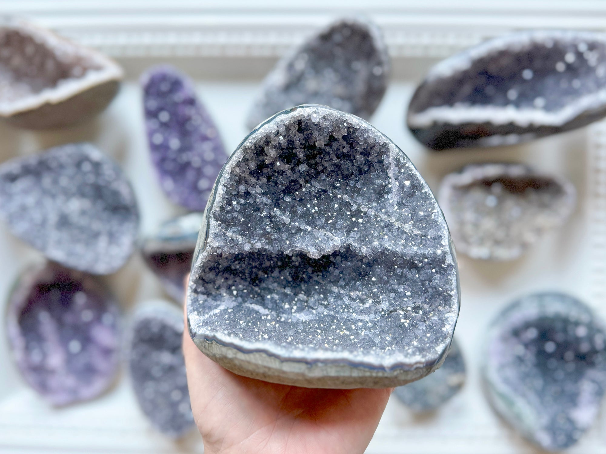 Amethyst Geode Free Form || Uruguay