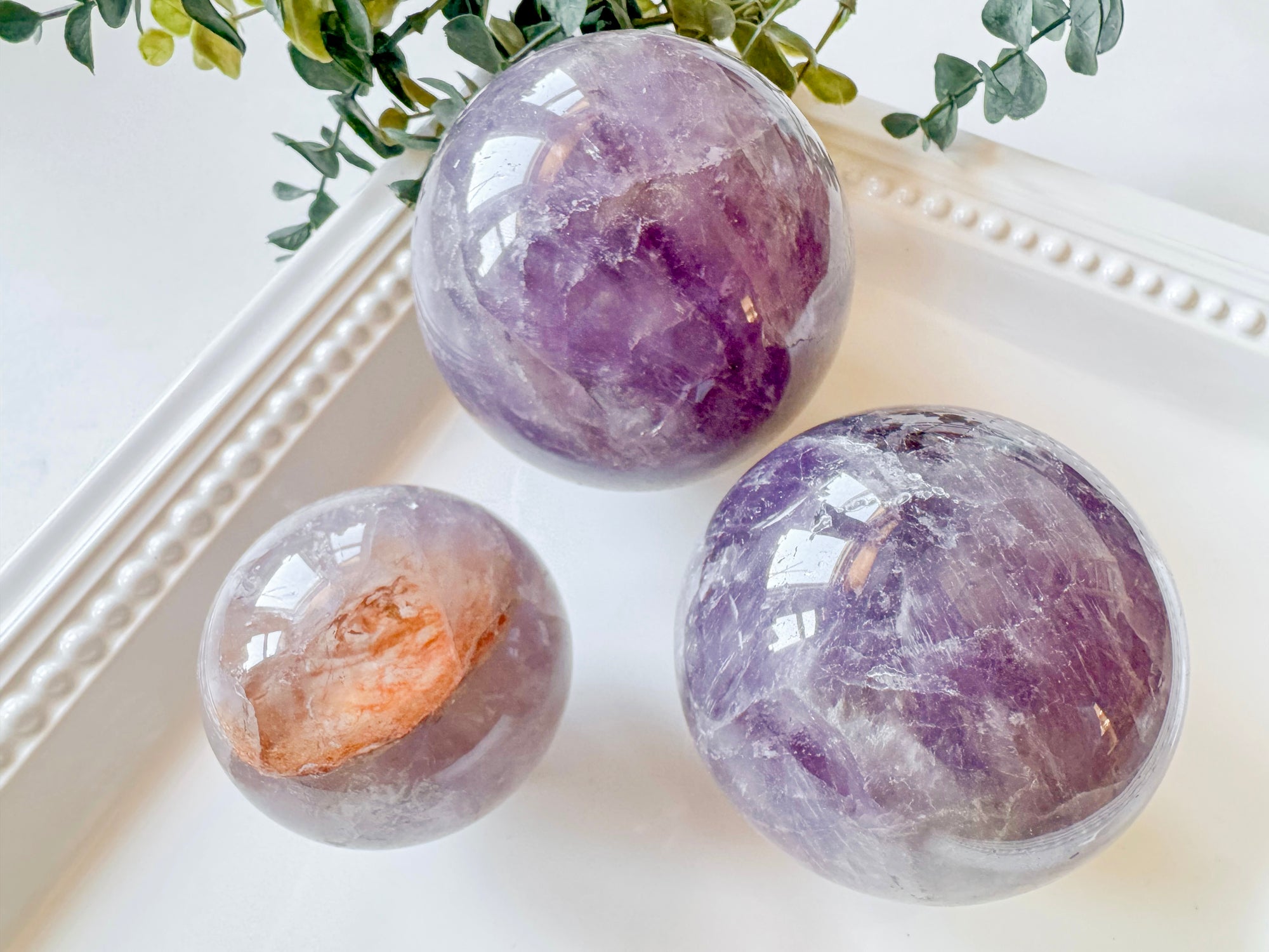 Amethyst Large Spheres || Brazil
