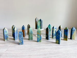 Azurite Polished Towers