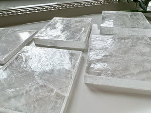 Selenite Square Slab