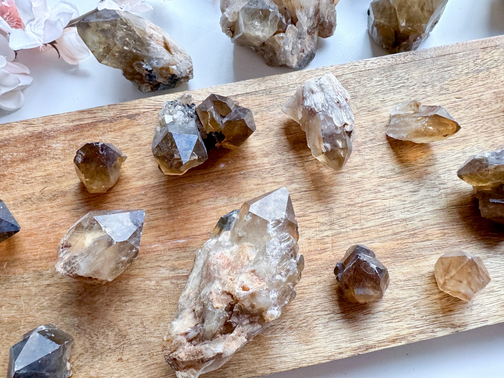 Natural Citrine Raw Points Congo || Kundalini Citrine