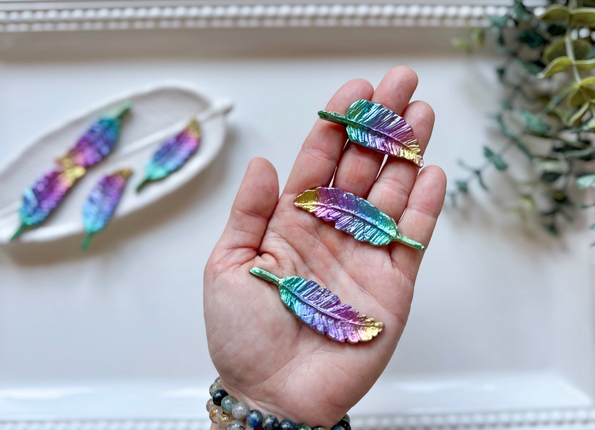 Bismuth Feathers