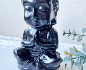 Black Obisidian Baby Buddha