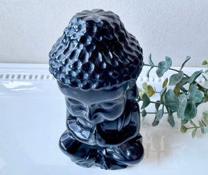 Black Obisidian Baby Buddha