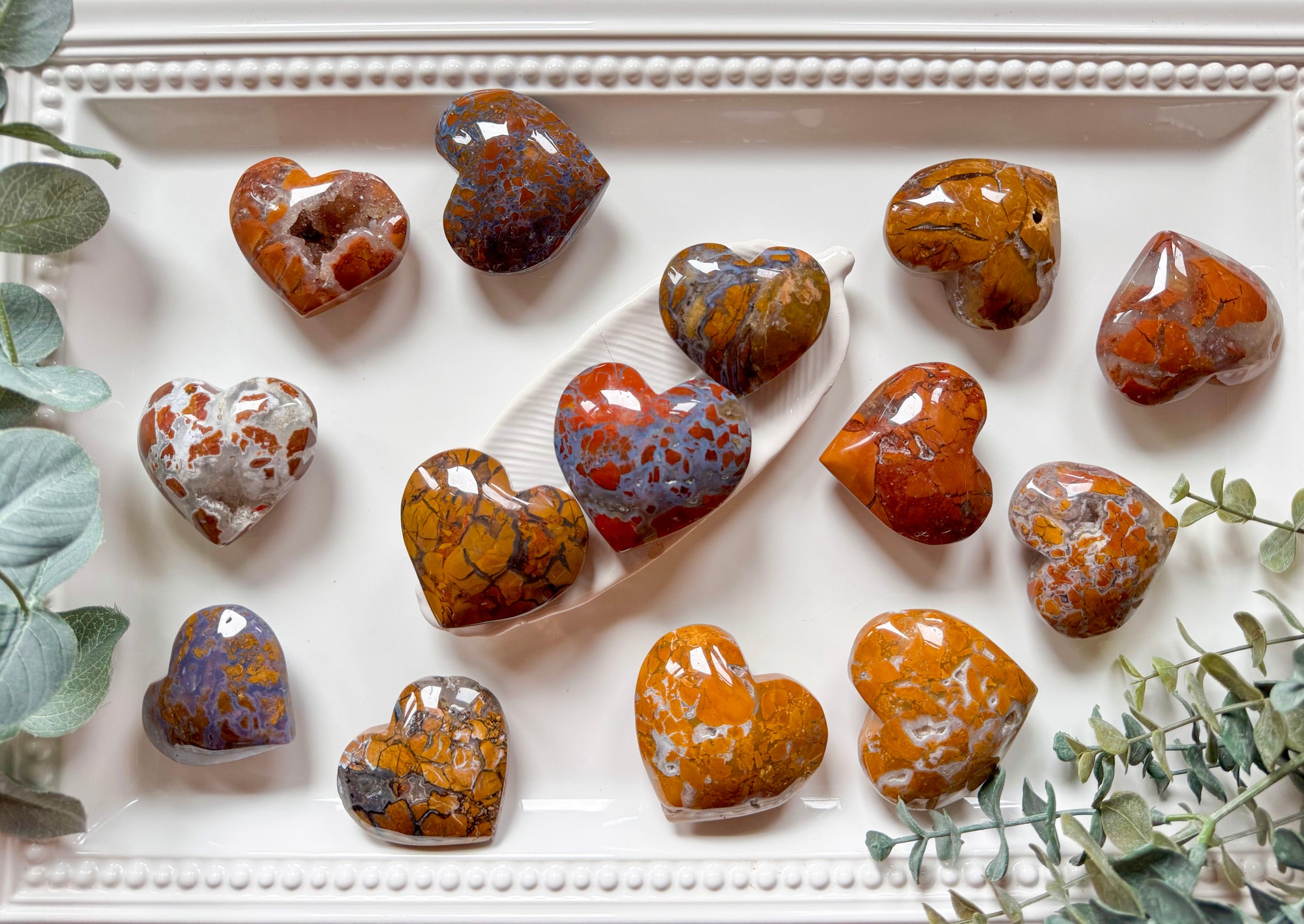 Brecciated Jasper in Agate Heart