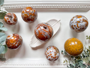 Brecciated Jasper in Agate Sphere