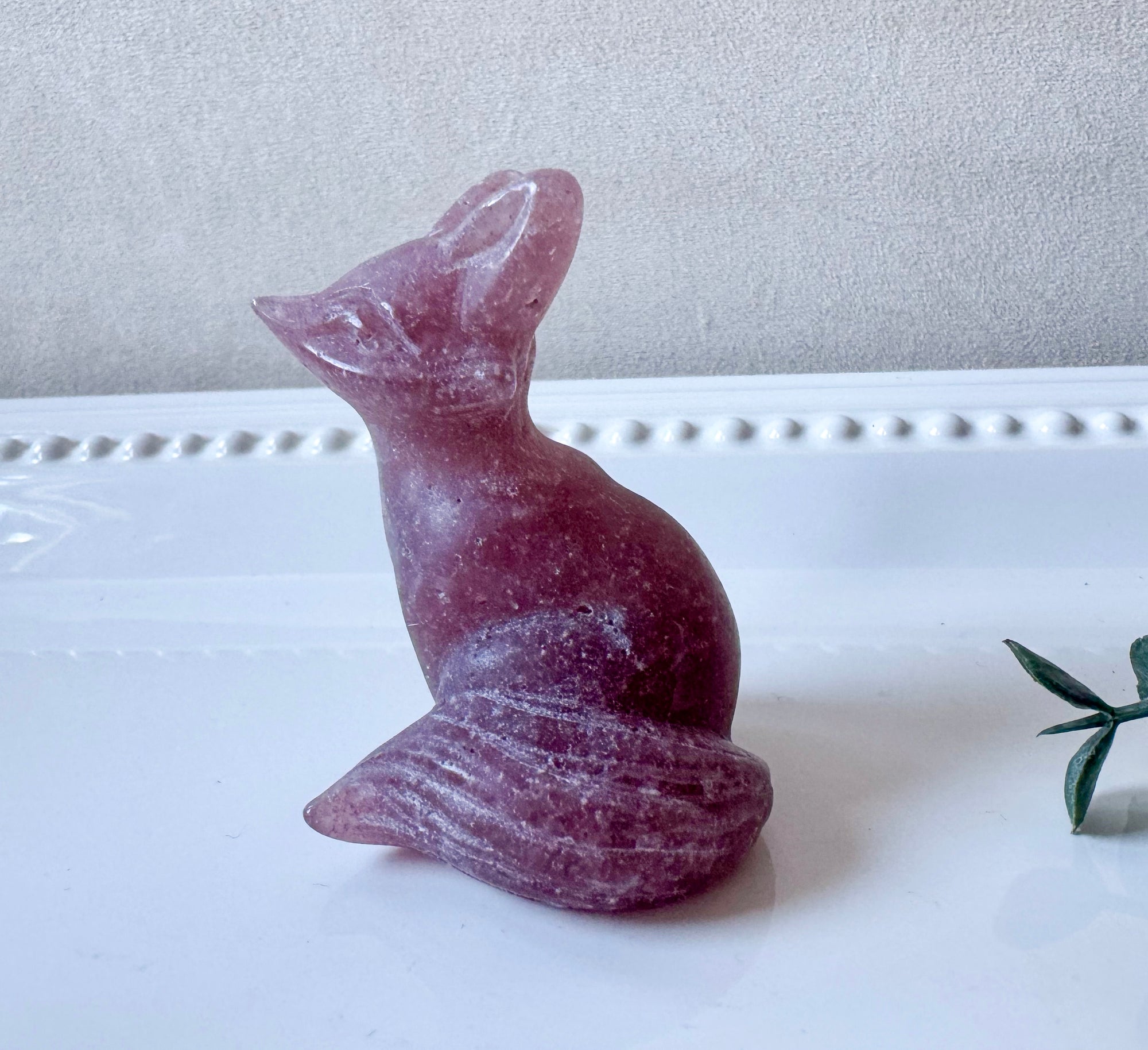 Crystal Fox Carving 