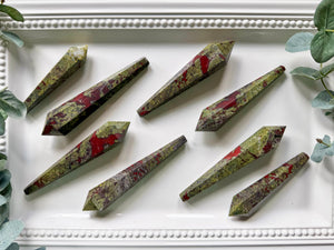 Dragon Blood Jasper Cut Base Wand