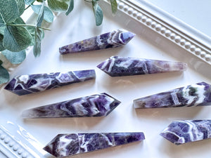 Dream (Chevron) Amethyst Cut Base Wand