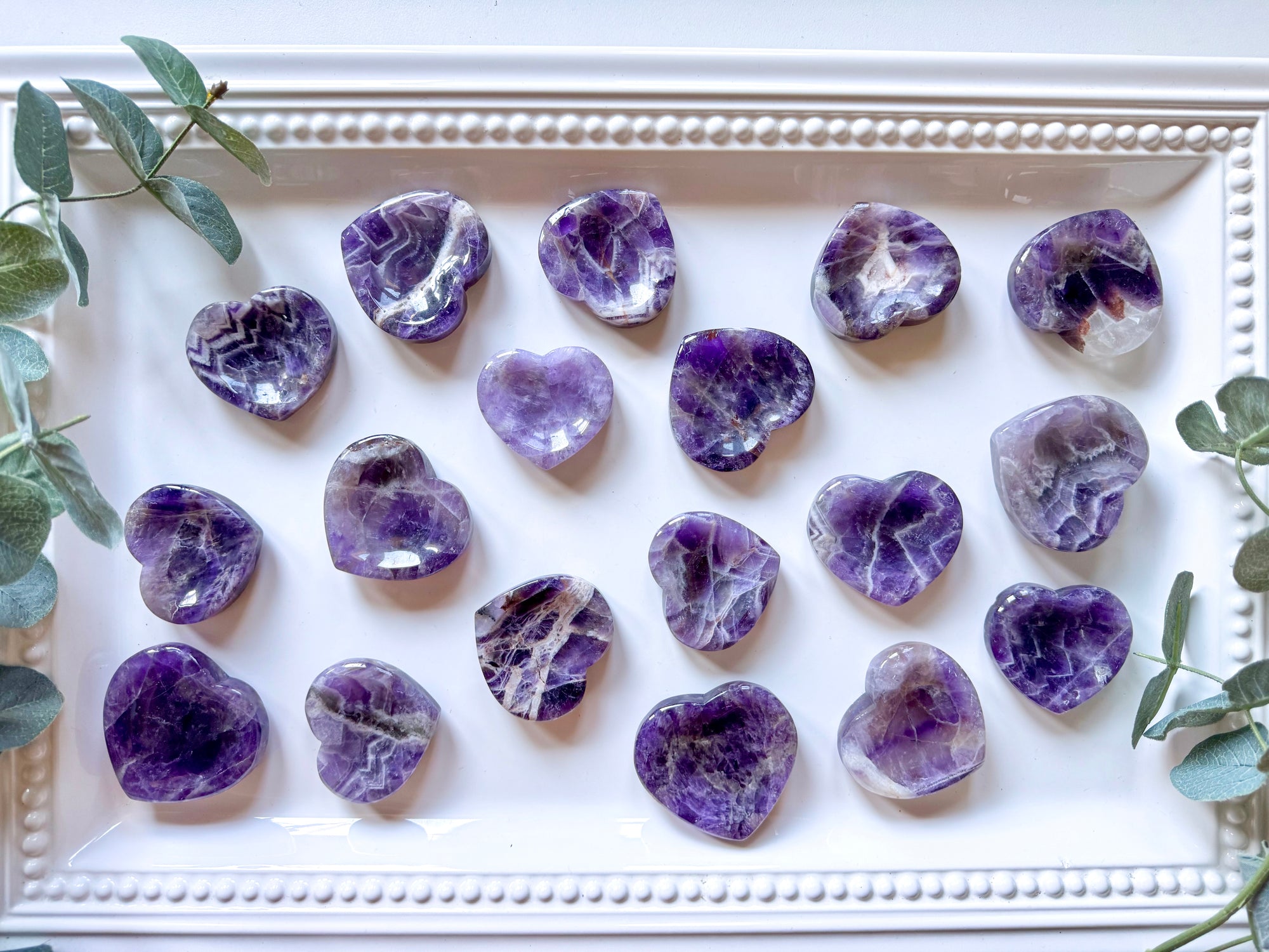 Dream (Chevron) Amethyst Mini Heart Dish