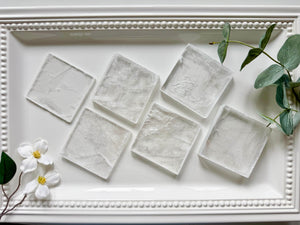 Selenite Square Slab