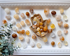 Golden Healer Round Tumbled Stone