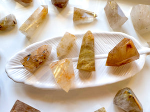 Golden Rutile Quartz Mini Point