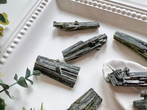 Green Tourmaline Raw Sticks