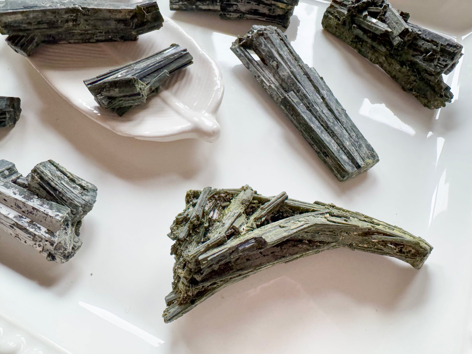 Green Tourmaline Raw Sticks