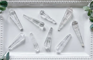 Clear Quartz Cut Base Wand