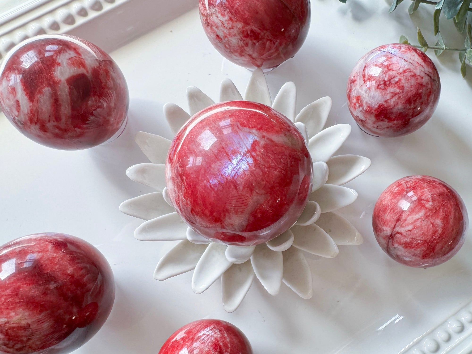 Red Moonstone Sphere