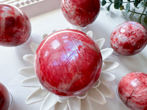 Red Moonstone Sphere