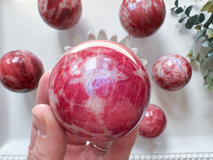 Red Moonstone Sphere