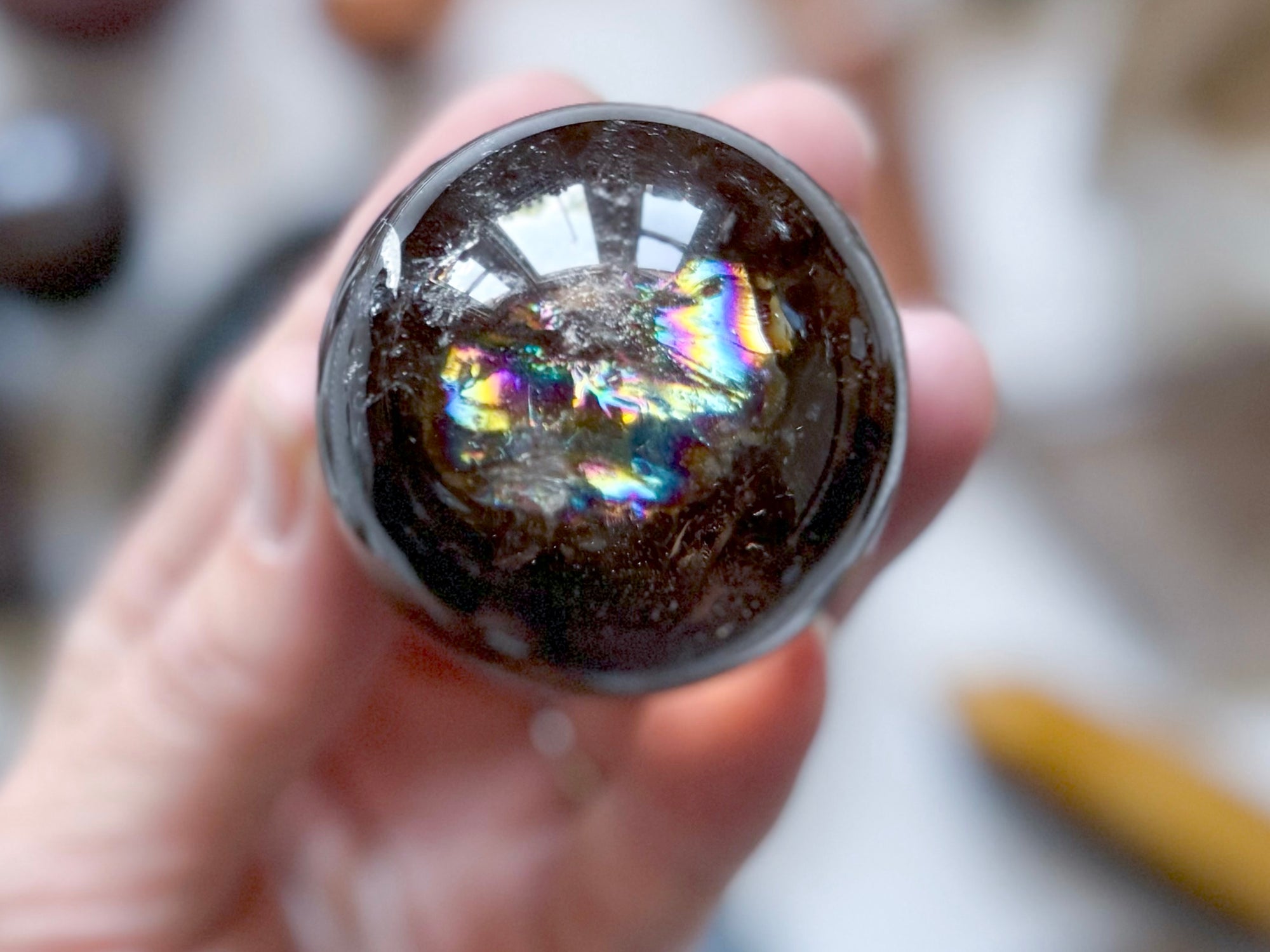 Smoky Quartz Sphere || Small