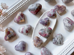 Pink Tourmaline Heart