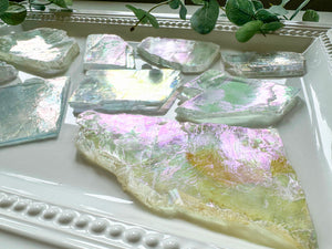 Aura Raw Selenite Plate