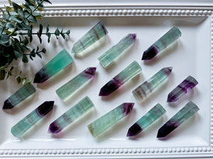 Watermelon Fluorite Tower