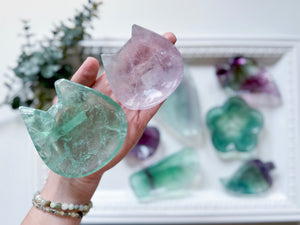 Fluorite Trinket Bowls || Assorted Shapes