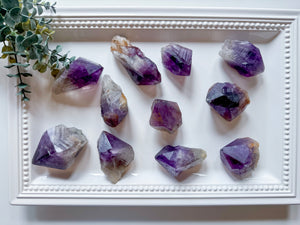 Amethyst Raw Point || Dark