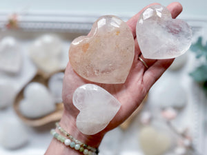 Clear Quartz Heart