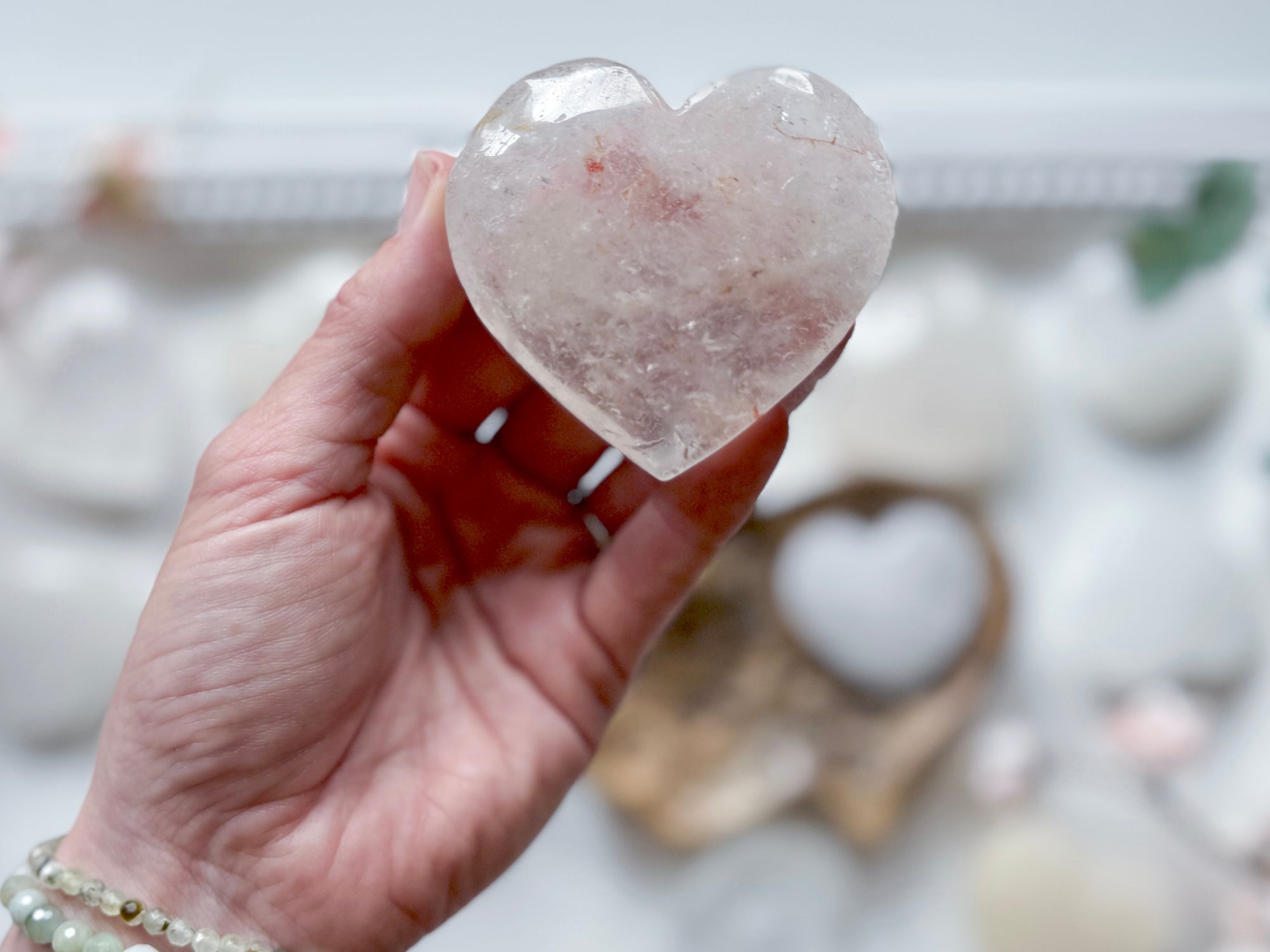 Clear Quartz Heart