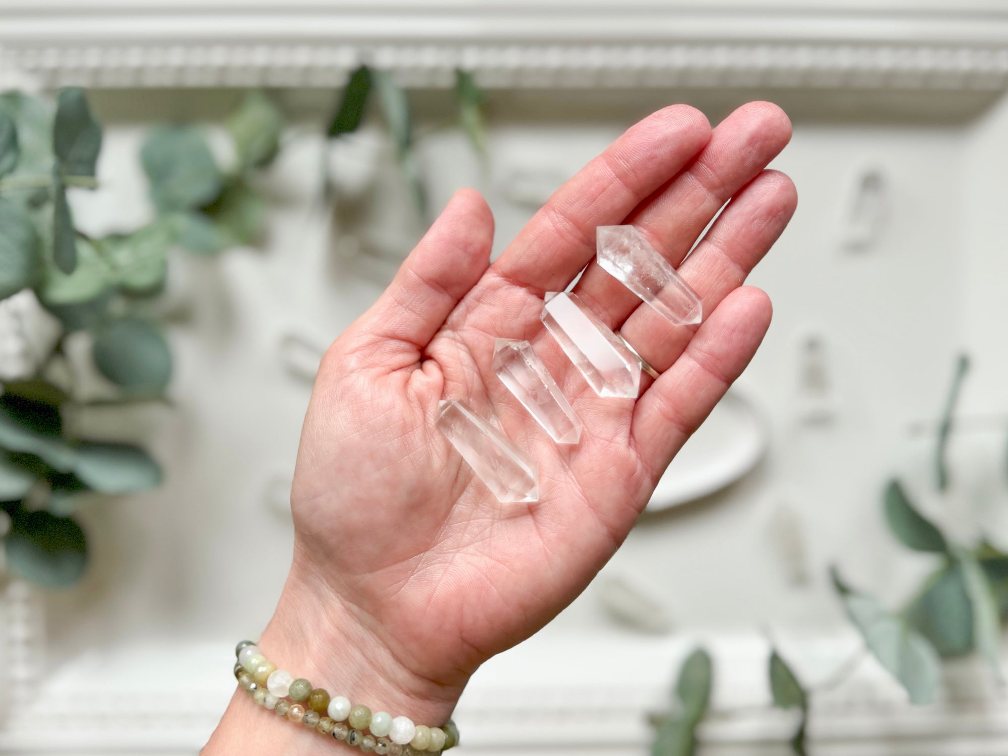 Clear Himalayan Quartz Double Terminated Wand || Mini