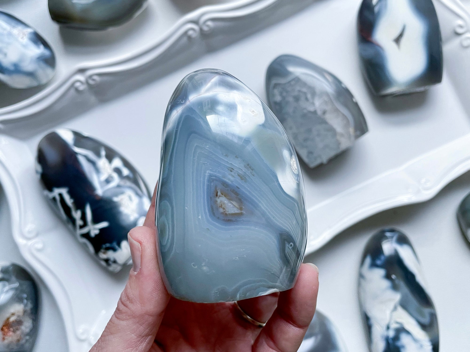 Orca Agate Free Form