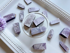 Purple Mica Lepidolite Tower