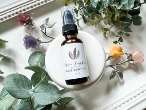 Rose Limited Edition Egyptian Body Oil || Three Feathers Apothecary