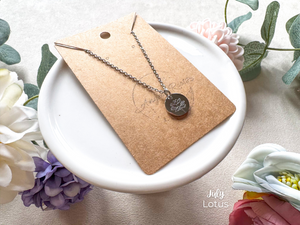 July Lotus Necklace