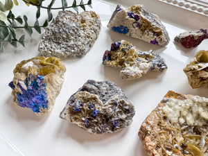 Kakoxene & Bornite Specimens || Guizhou Province, China