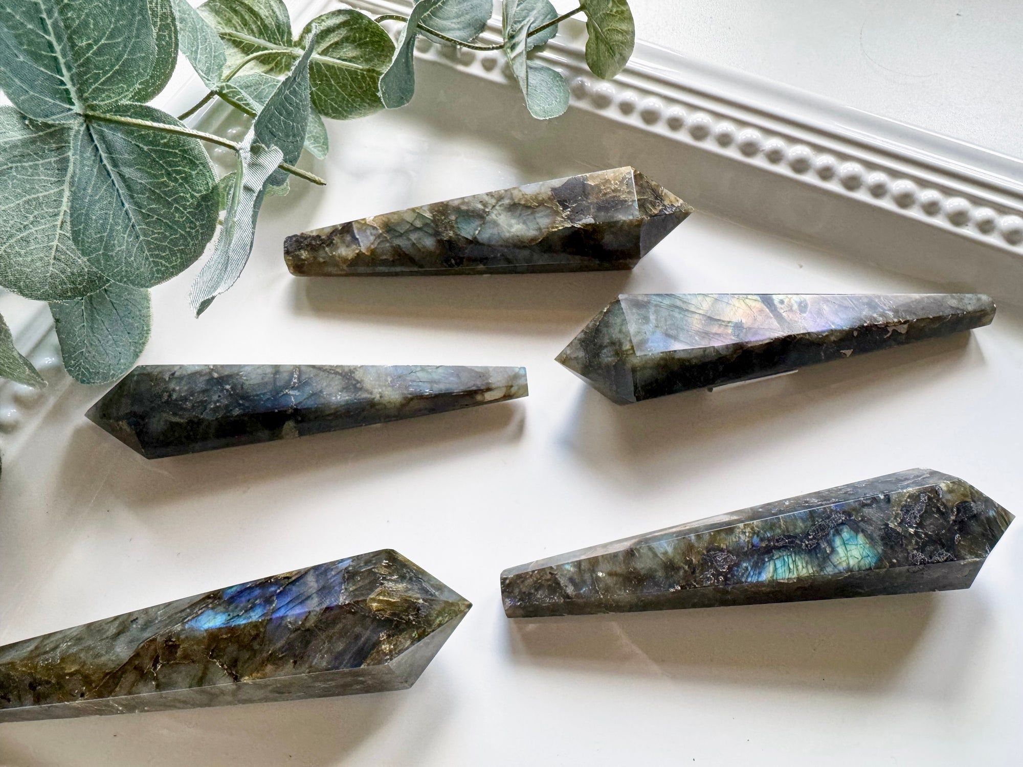 Labradorite Cut Base Wand