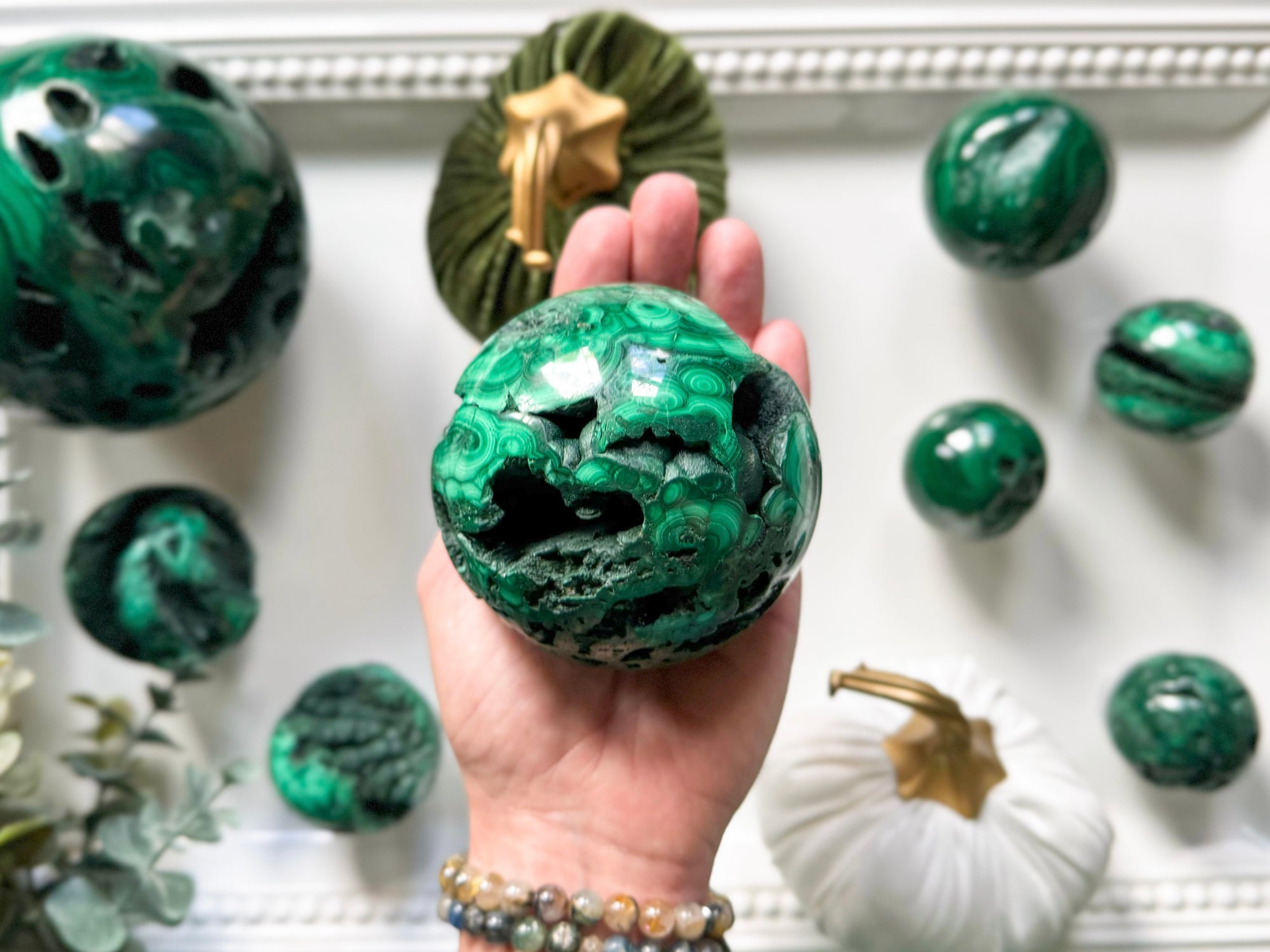 Malachite Sphere