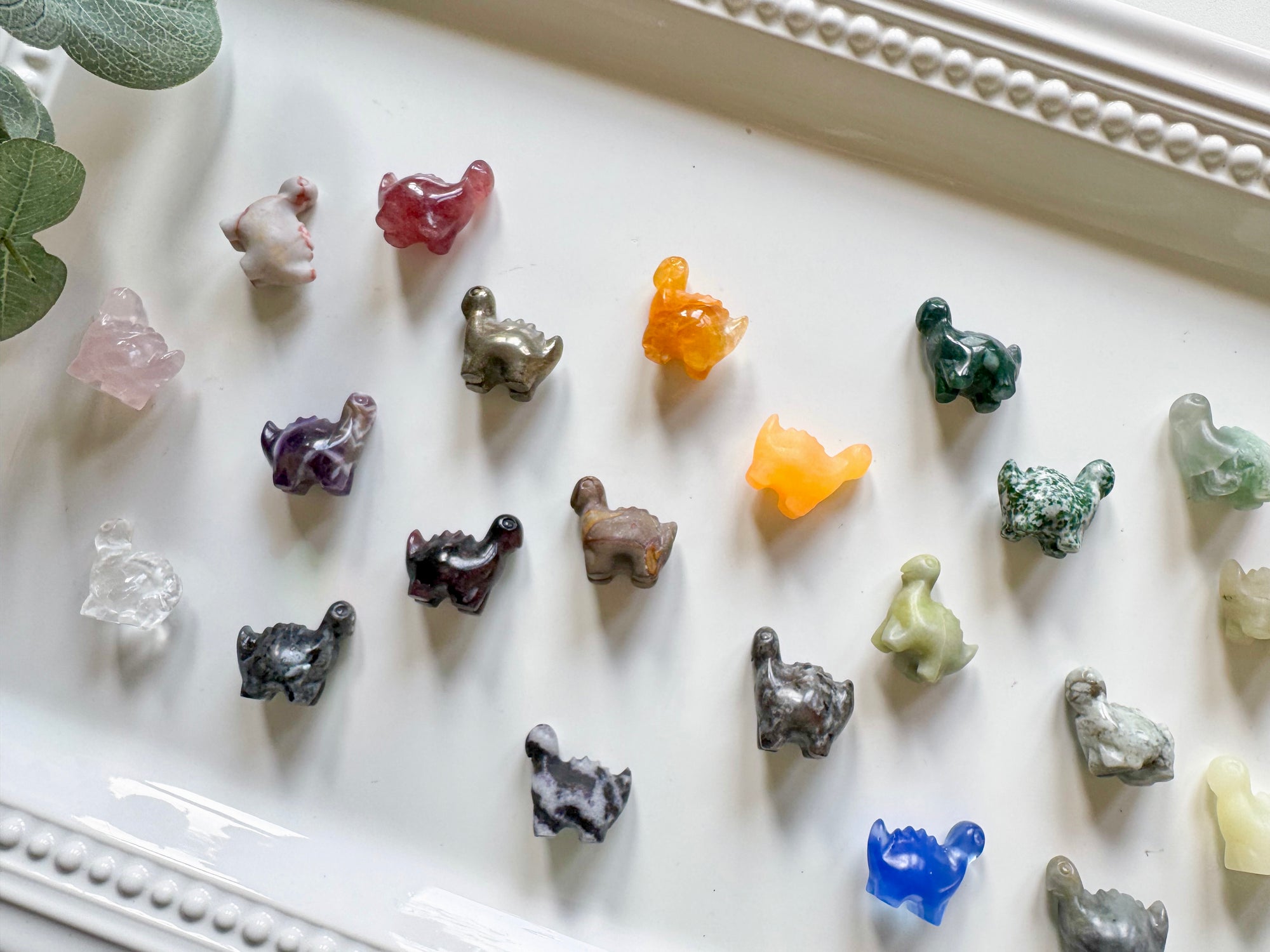 Mini Dinosaur Crystal Carving