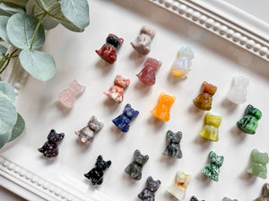 Mini French Bulldog Crystal Carving