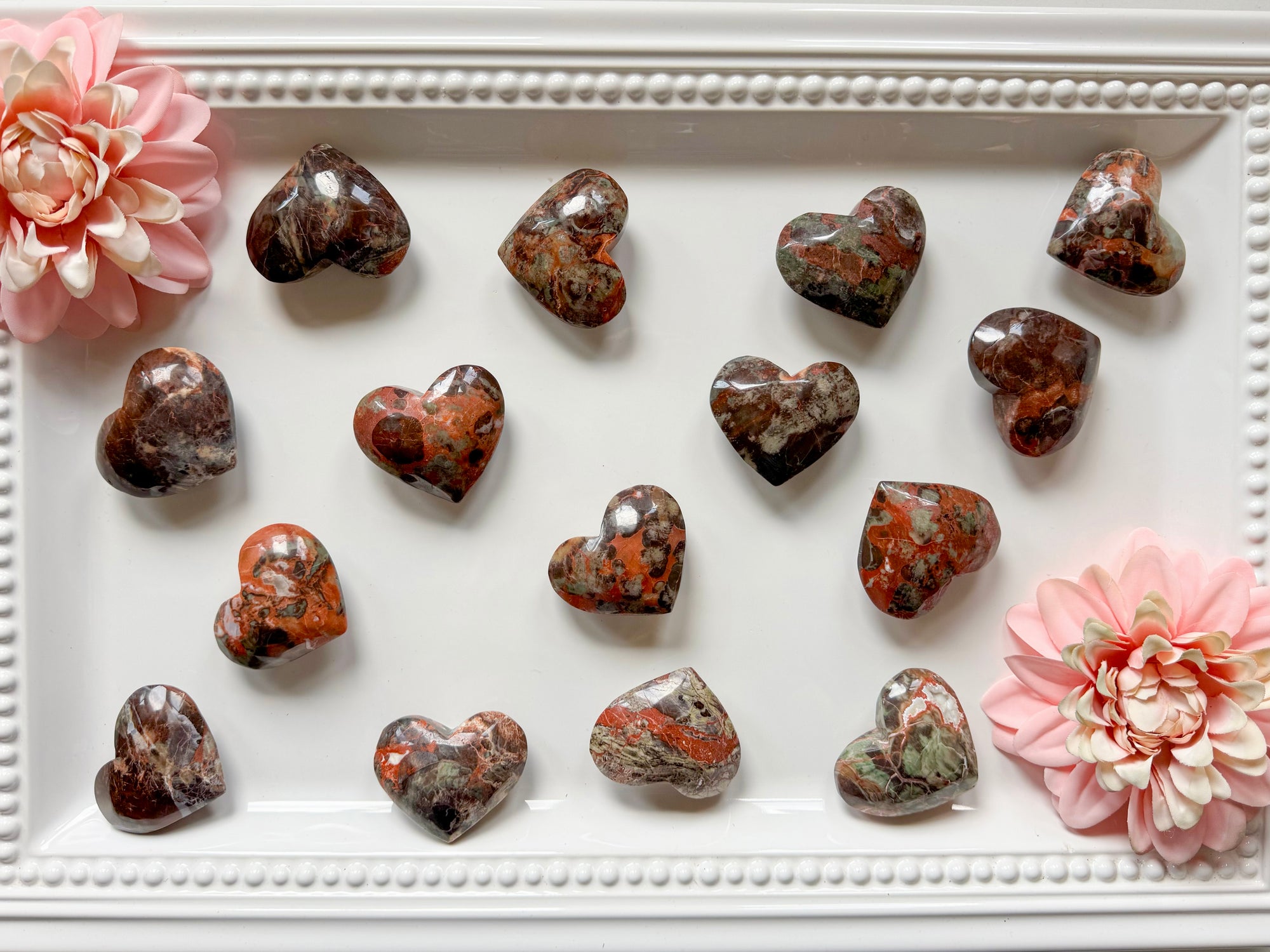 Money Agate Heart