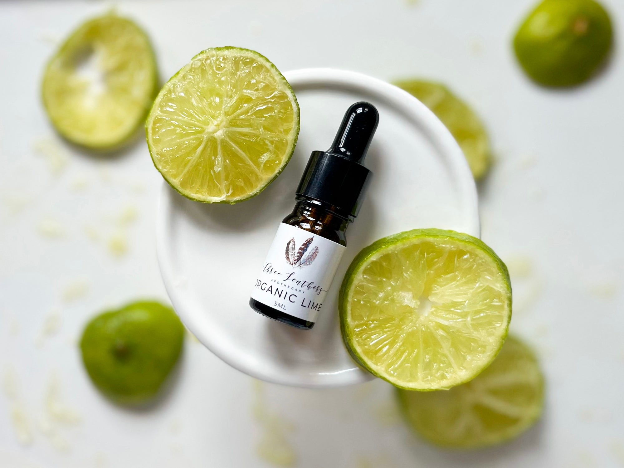 Organic Lime Single Note 5ml || Three Feathers Apothecary