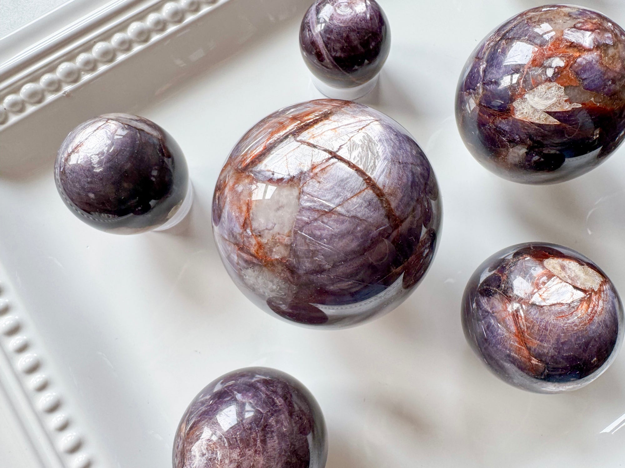 Purple Mica Sphere