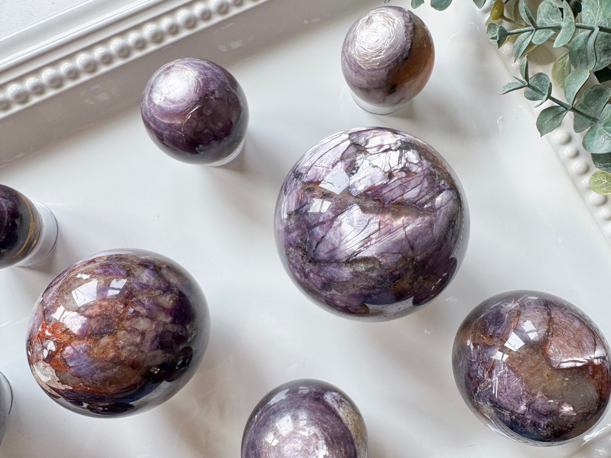 Purple Mica Sphere