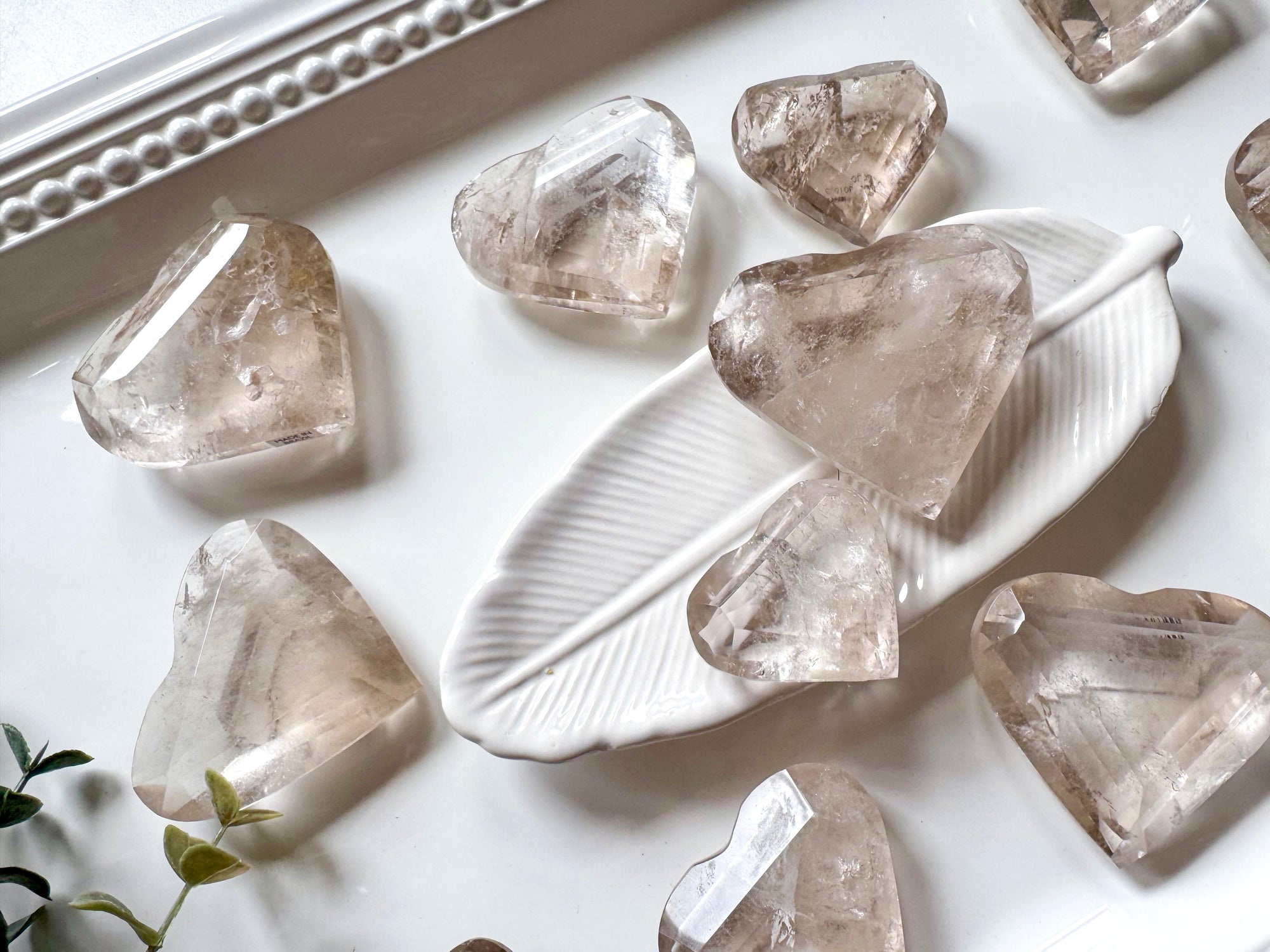 Quartz Geometric Heart || Brazil